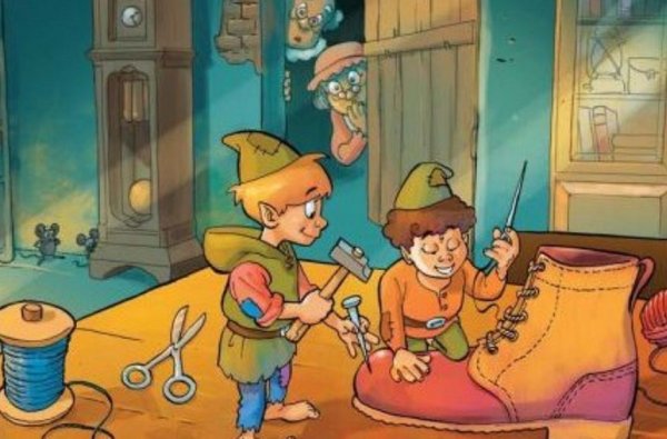 Братья Гримм маленькие человечки Ломаев