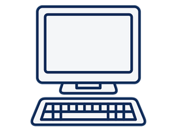 Компьютер схематичное изображение