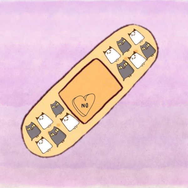 Разрисованный пластырь