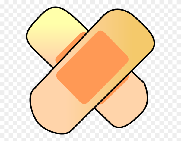 Пластырь нарисованный