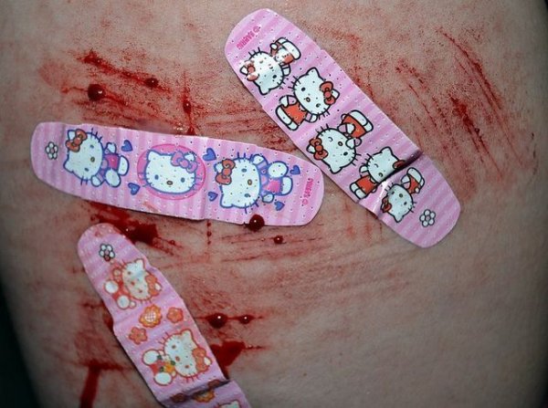 Тумблер пластыри Хелло Китти