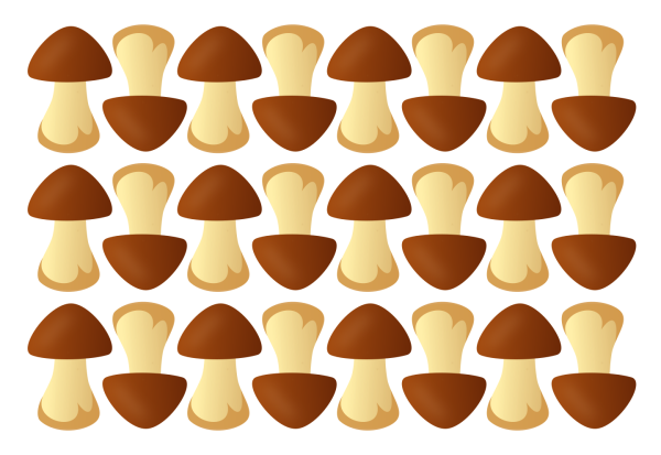 Раздаточный материал грибочки