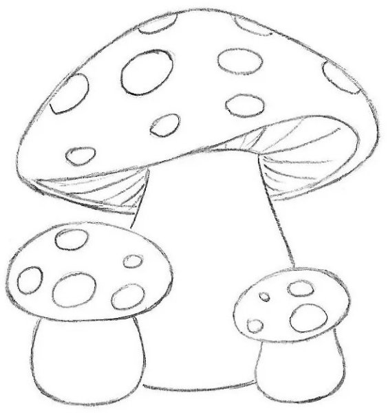 Грибочки для вырезания