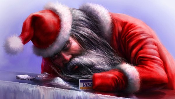 Дед Мороз на Харлей Дэвидсон