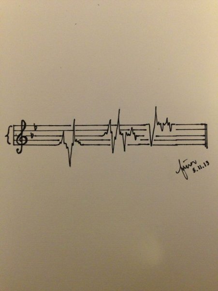 Татуировки Ноты эскизы