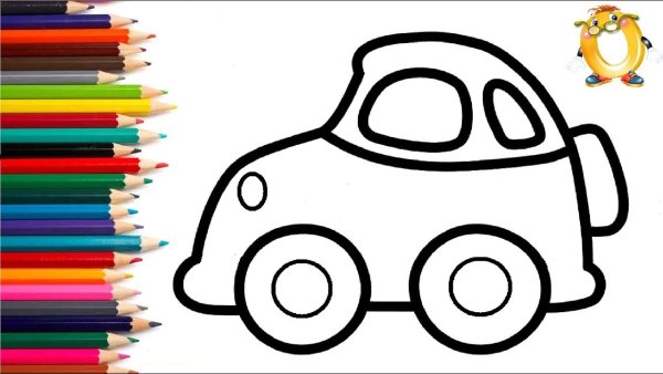 Детские рисунки машинки