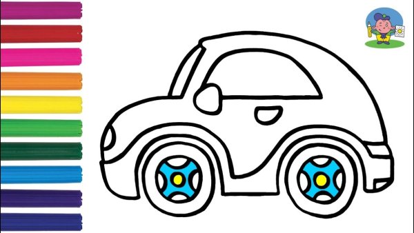 Раскраска машинки