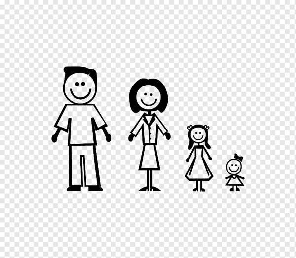 Мама папа и два сына