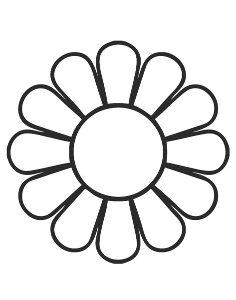 Цветочки много раскраска