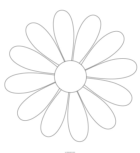 Ромашка рисунок