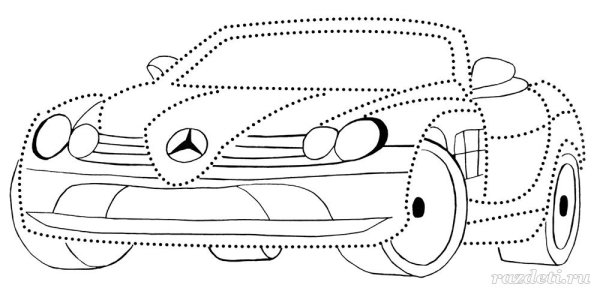 Обводить по точкам машины
