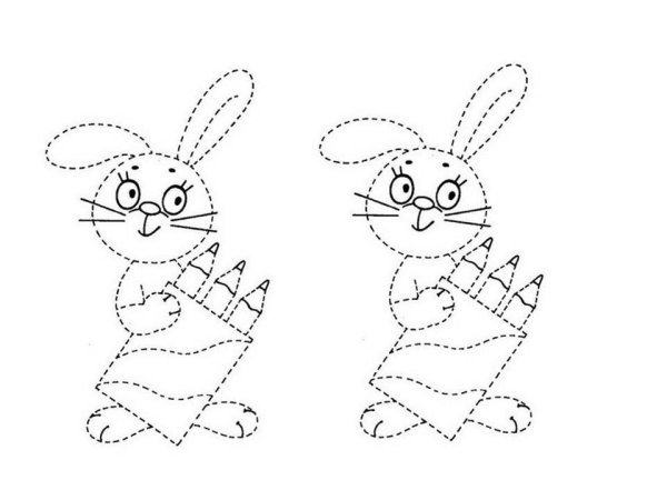 Рисование по точкам для детей