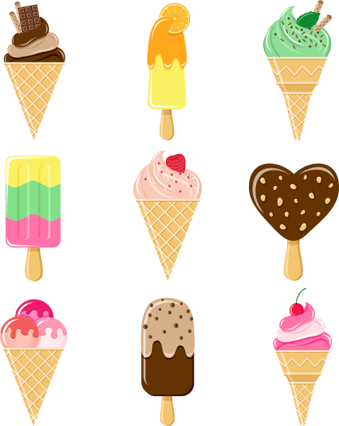 Нарисовать мороженое