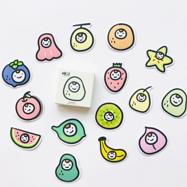 Мини наклейки авокадо