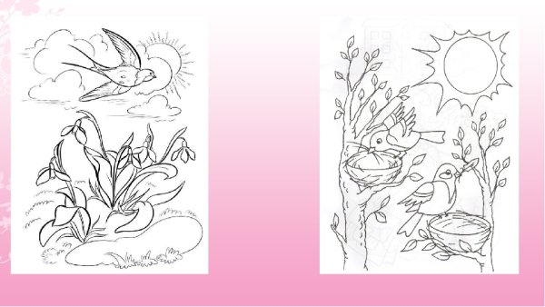 Рисунок на тему Весна карандашом