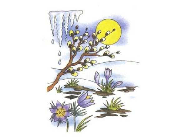 Весна рисунок