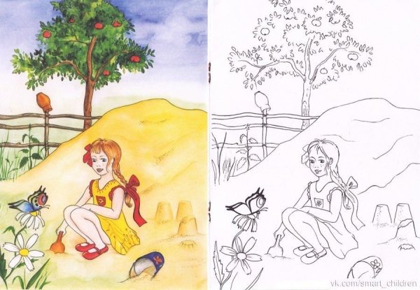 Рисунок на тему лето карандашом