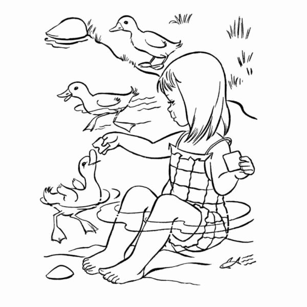 Раскраска. Лето