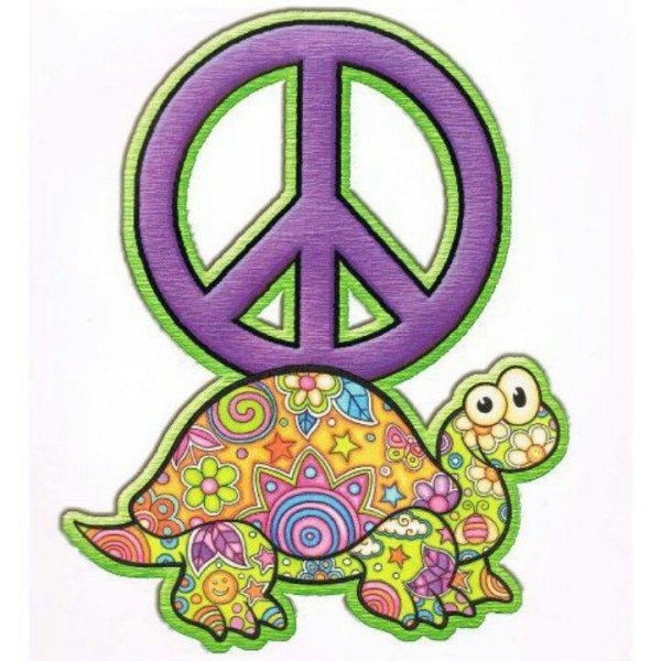 Рисунок в стиле хиппи Смайл