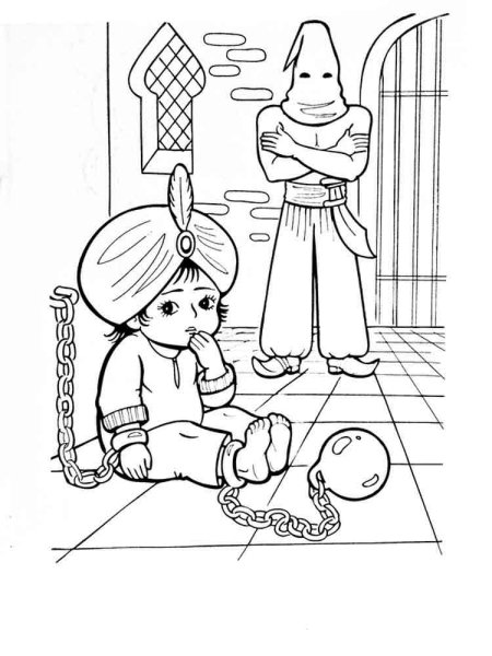 Вильгельм Гауф маленький МУК раскраска