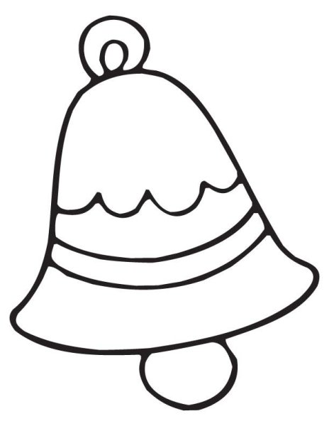 Колокольчик шаблон