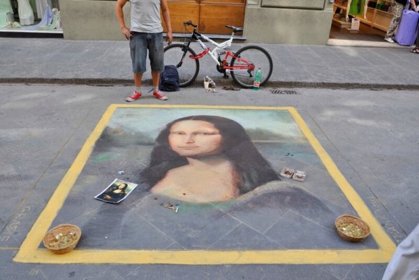 Красивые рисунки на асфальте мелками