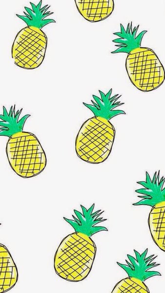 Ананас рисунок для детей