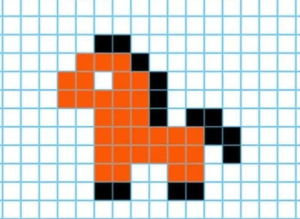 Рисунки по клеткам маленькие легкие очень маленькие