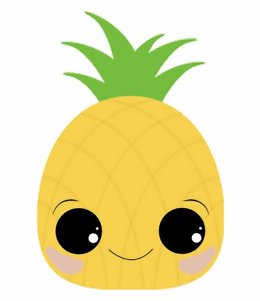 Рисунок ананаса для срисовки