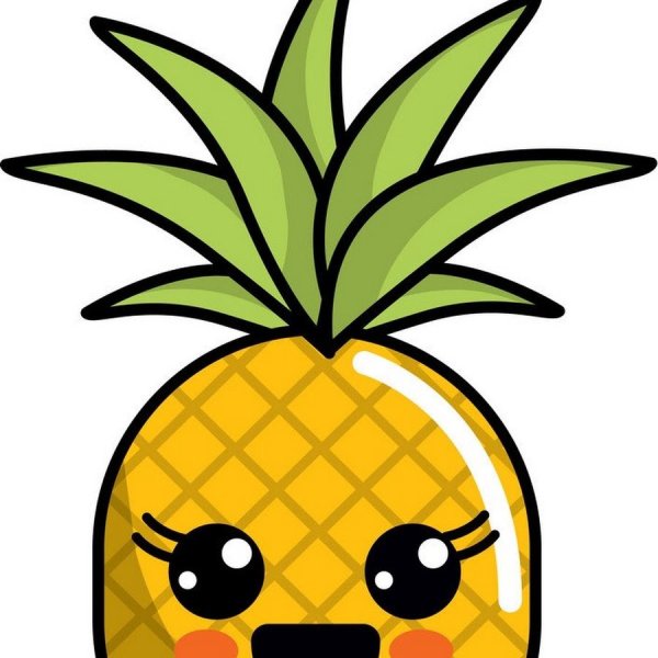 Ананас рисунок