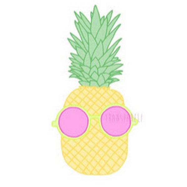 Кавайные фрукты ананас