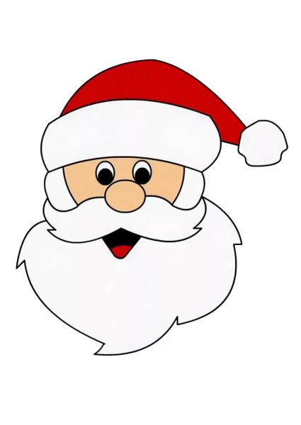 Дед Мороз поэтапное рисование для детей