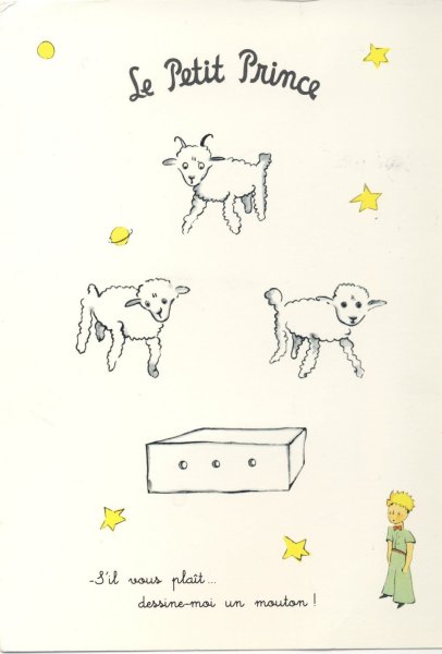 Рисунки маленький принц Экзюпери из книги
