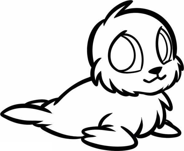 Раскраски милые звери