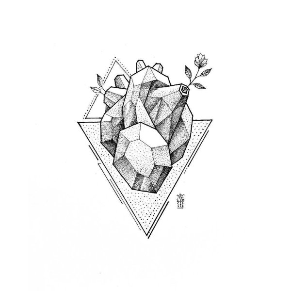 Маленькие тату эскизы геометрические