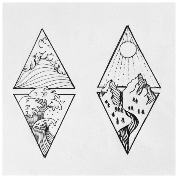 Маленькие татухим эскизы