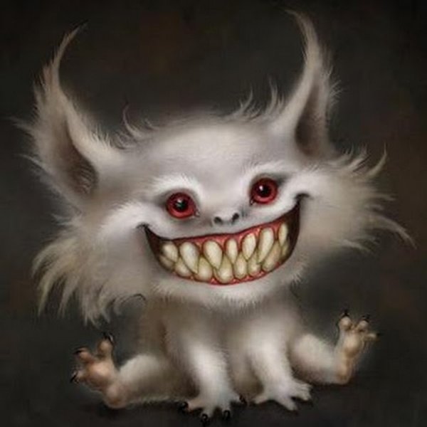 Страшные наклейки