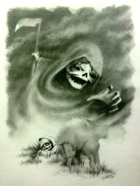 Страшные рисунки для срисовки