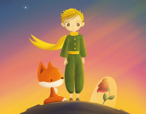 Маленький принц Лис и принц мультфильм
