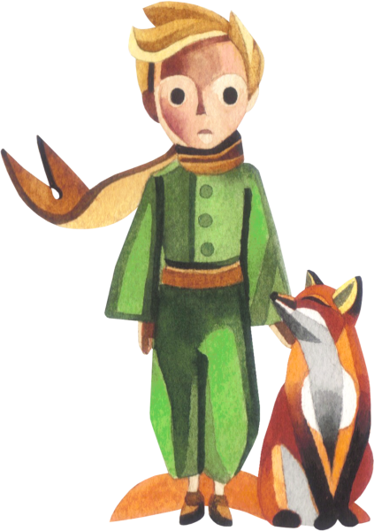 Маленький принц Лис и принц мультфильм