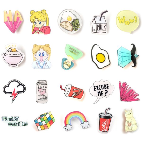 Стикеры для значков