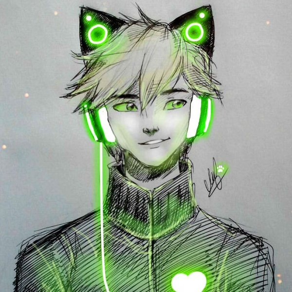 Аниме леди баг и супер кот Адриан