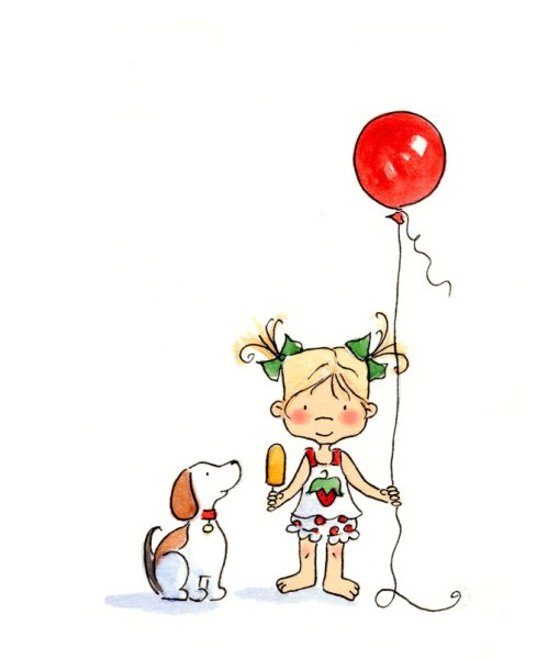 Девочка с шариками