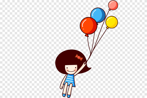 Девочка с шариками мульт