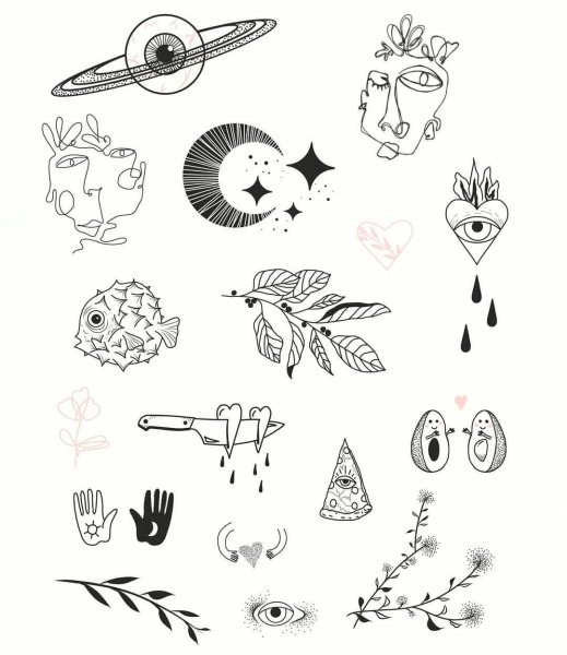 Простые тату