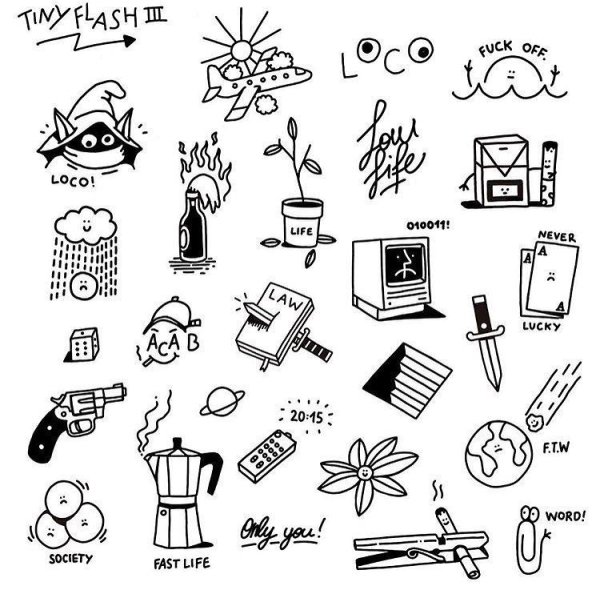 Маленькая тату эскиз