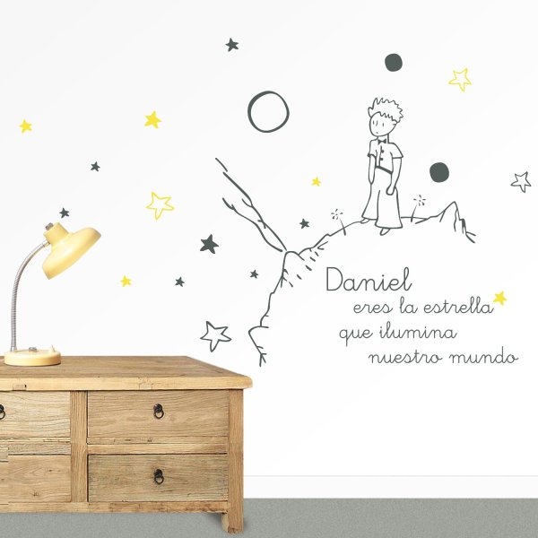 Маленький принц интерьерная наклейка