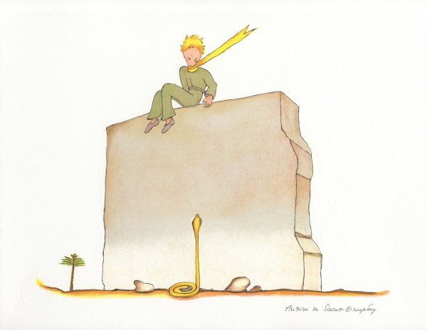 Сент-Экзюпери «маленький принц» змея