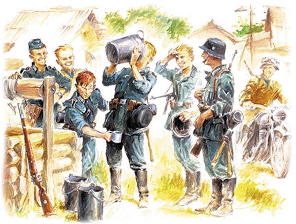 Ваня Солнцев сын полка рисунки