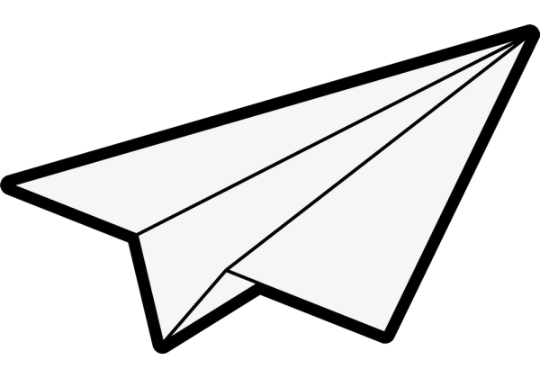 Наклейки на бумажный самолетик